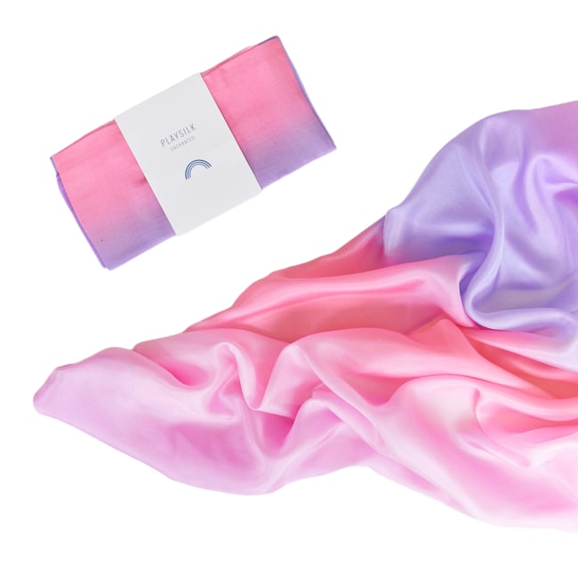 Playsilk medium, pastelltoner