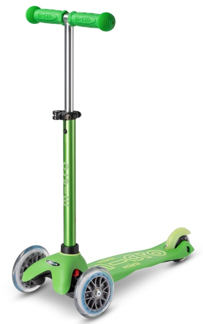 Micro 3 hjuls sparkesykkel, grønn