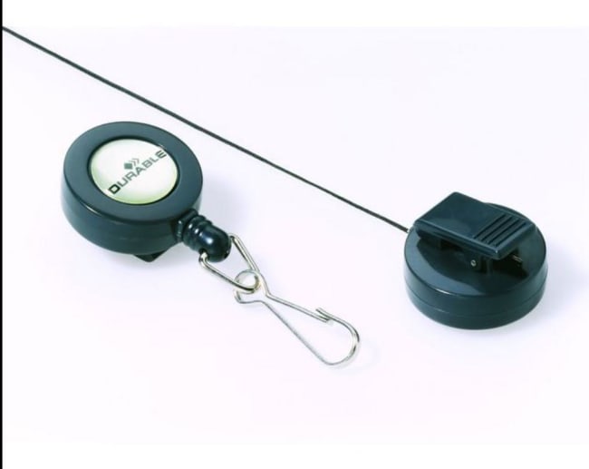 Snelle DURABLE for kortholder m/krok(10stk)