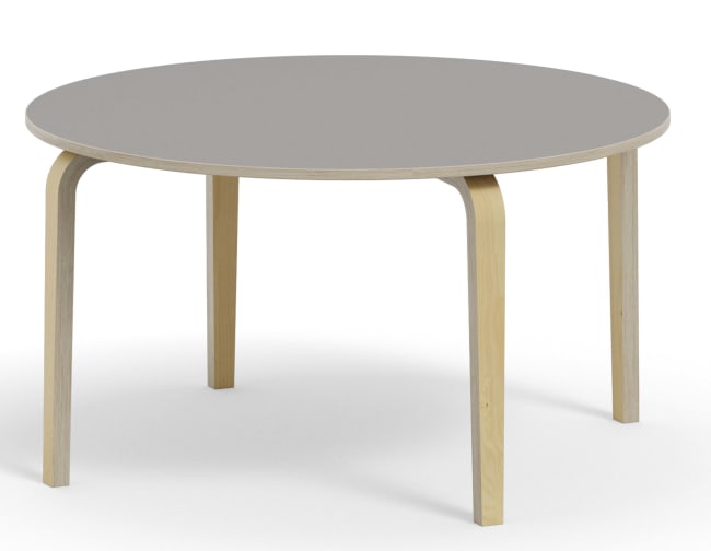 Bord Anna med Laminat Ø: 120 cm, Natur