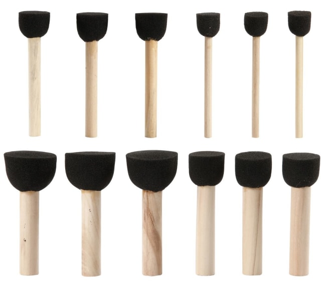 Skumpensler,12 stk. ass.