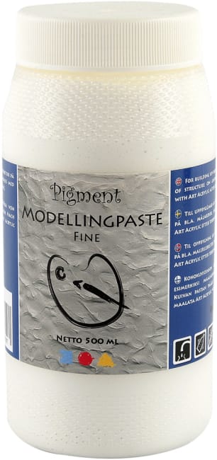 Pigment Modelleringspasta, 500 ml, fin
