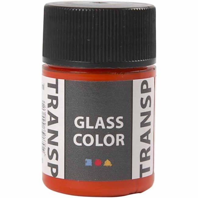 Glass Color Transparent, 35 ml, orange