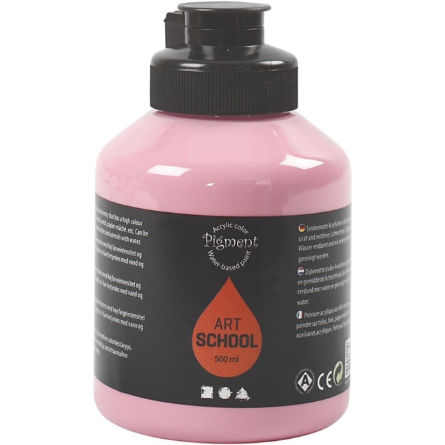 Pigment Art School, 500 ml, rosa