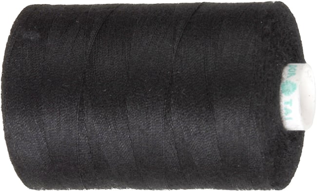 Sytråd, 1000 m, sort