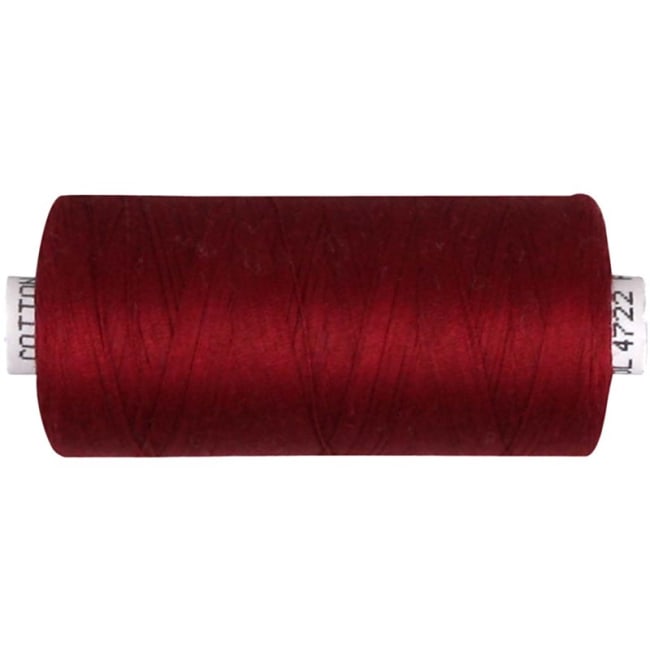 Sytråd, tykkelse 60, 1000 m, vinrød