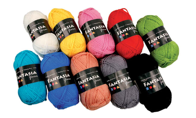 Fantasia Akrylgarn - STORKJØP, 20x50g