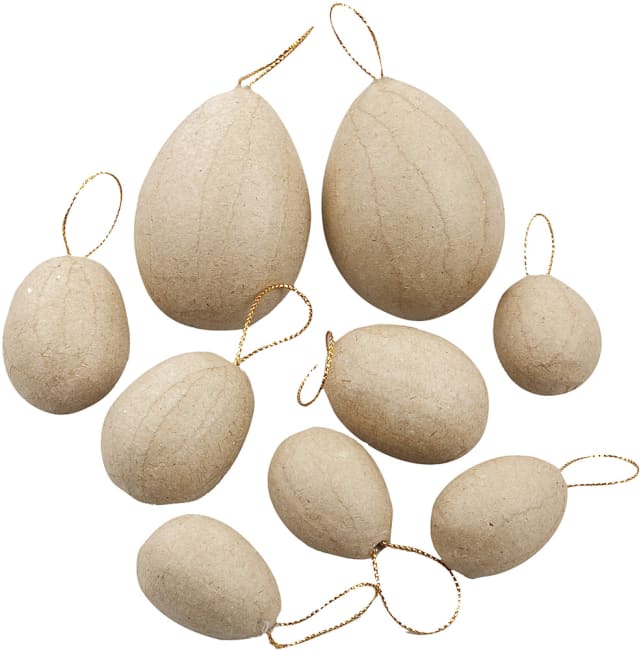 Egg, 12 stk. ass. str. (UTGÅTT)