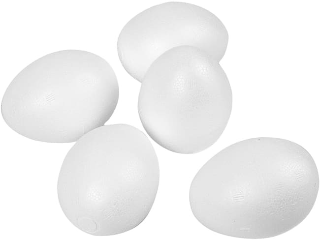 Isoporegg, H: 8 cm, 50stk.