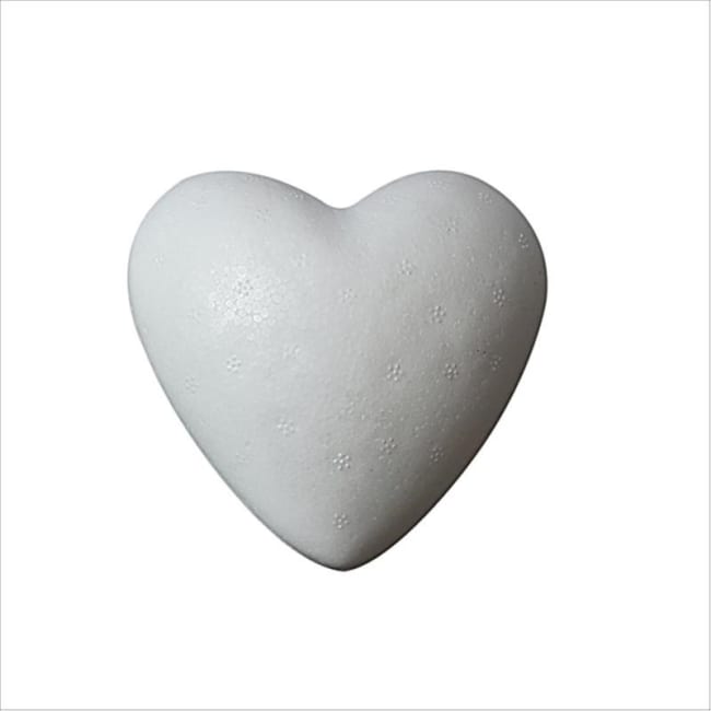 Isoporhjerte, H:8cm, 50stk.