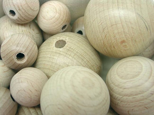 Trekule, D:30mm, hull:5mm, 50stk.