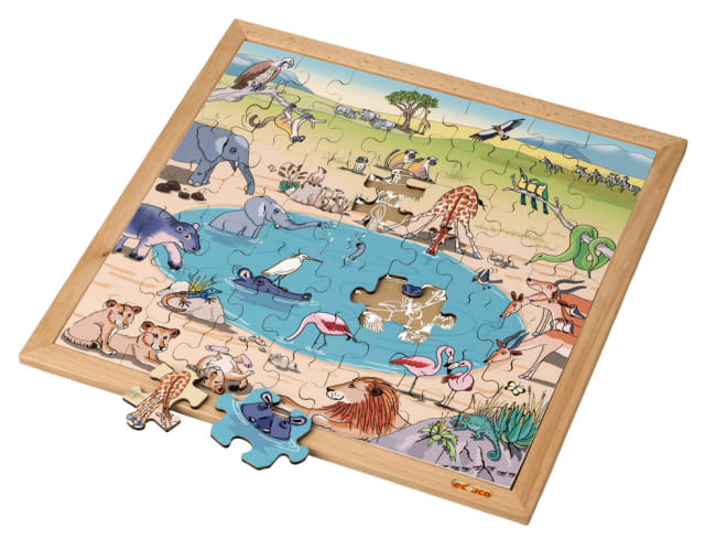 Educo puslespill 49 biter, Savanne