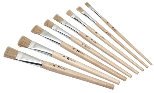 Penselpakke, flate 72 stk. ass.