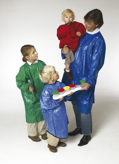 Maleforkle 1-4 år, rød