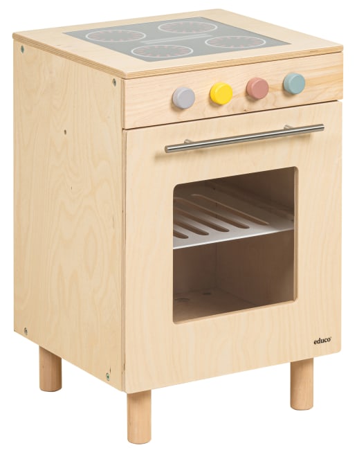 Educo lekekjøkken, komfyr