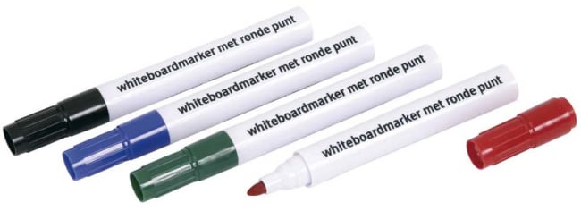 Whiteboard tusj sort (pr.stk)