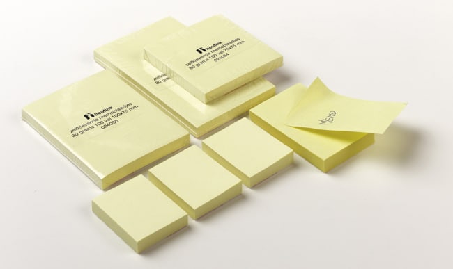 Post it (gule lapper) 50 x 40 cm. stk