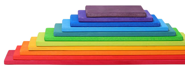 Grimms byggeplater regnbue, 12  deler