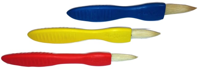 Nexus easy grip pensler, 3 x 10 stk. ass