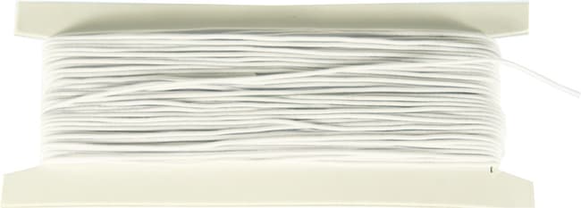 Perlestrikk, ekstra tykk, 25 m, hvit