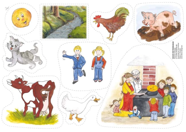 Pannekaken, flanobilder