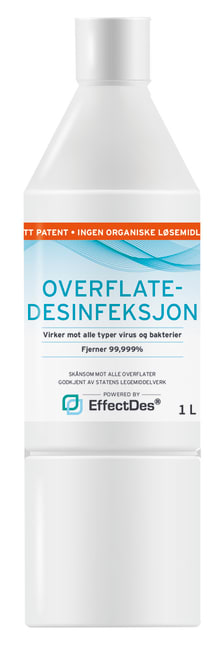 EffectDes alkoholfri overflate desinfeksjon, 1 liter