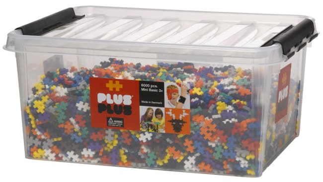Plus-Plus mini, Basicfarger ass. 6000 stk i kasse