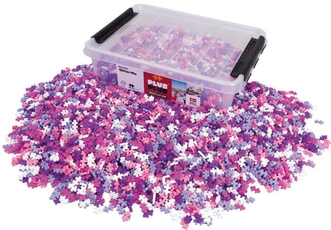 Plus-Plus mini,Glittermix, 3600 deler