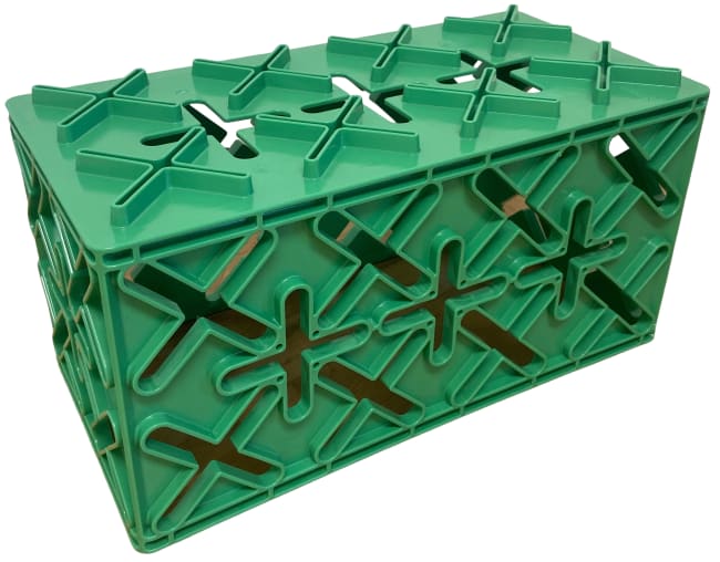 X-block grønn kasse, 1 stk