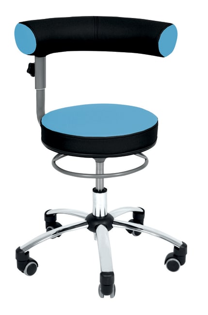 Sanus helsestol, M, kunstlær, justerbar rygg H: 42-51 cm