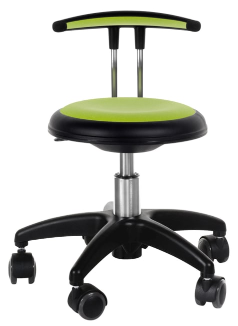 Ryggstøtte til påkledningsstol Limegrønn