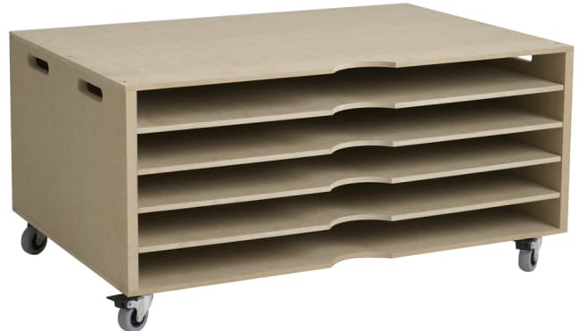 Kartongreol m/hjul