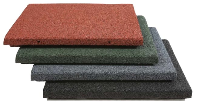 Fallmatte til fallhøyde 1,50m Sort