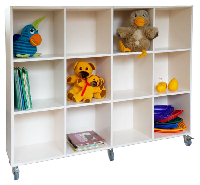 Kubus reol uten bakvegg, 12 rom