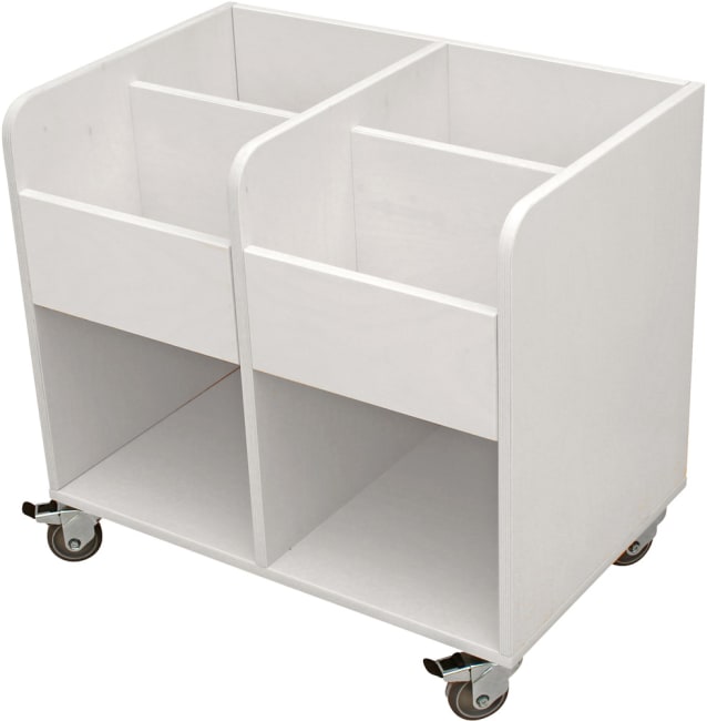 Milas bok/materialvogn