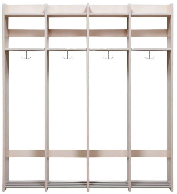 Milas Lux Garderobe 26cm u/benk 4plasser