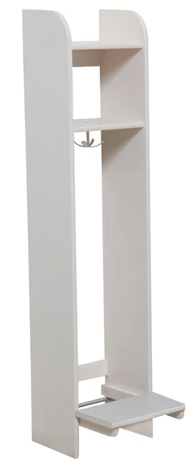 Milas Lux Garderobe, 30cm m benk,1 plass