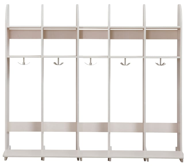 Milas Mini garderobe 5 rom, med Benk