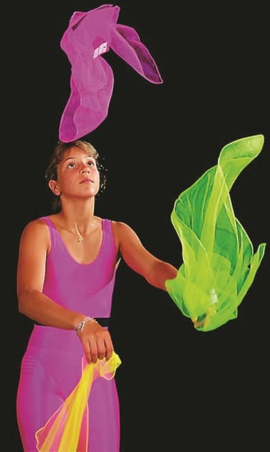 Sjongleringsduker 65x65 3 stk.