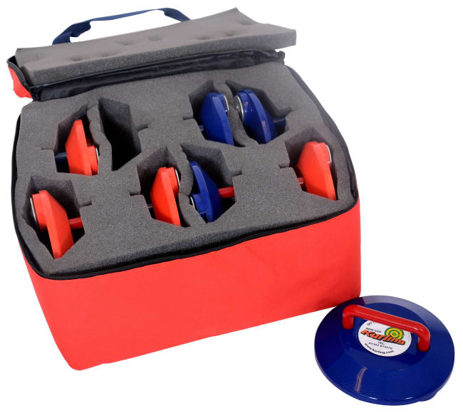 Curlingsett komplett med 8 stener