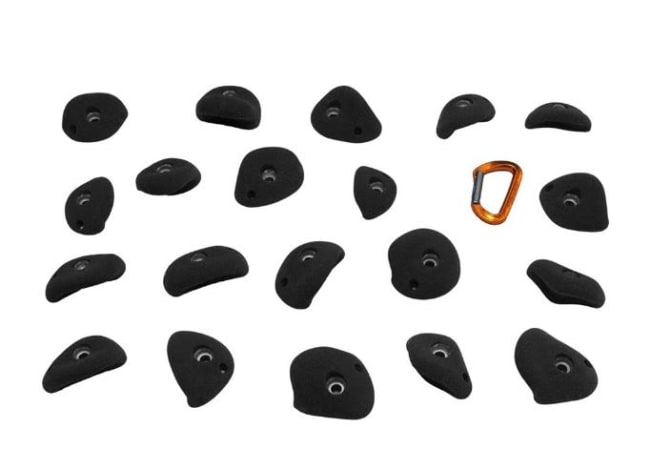 Klatregrep kids 3. 20 stk Sort