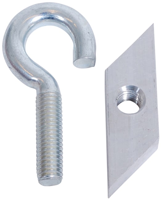 Nettkrok metall rombusform