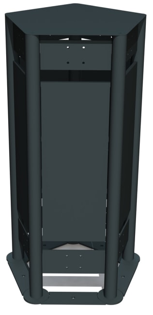 Utendørs fitness apparat, basestasjon for 5 apparater