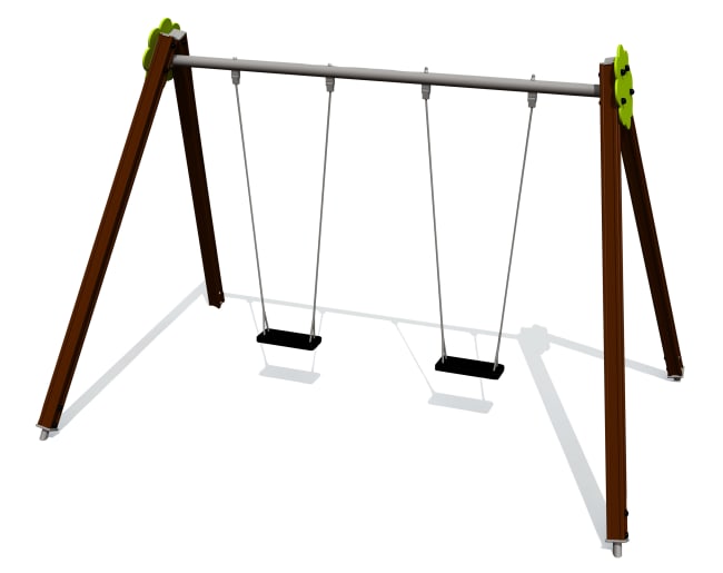 Huskestativ for 2 seter, vedlikeholdsfritt