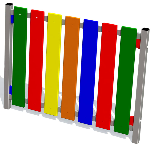 Gjerdemodul 1 m. Galvanisert