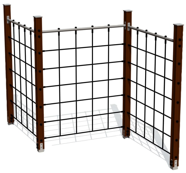 Klatrenett, 3 seksjoner, standard