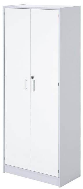 Skap med slagdører / lås, 80 x 40 x 203