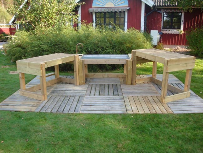 Sandlekbordet exclusiv med vannlek