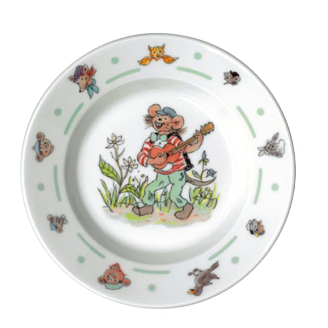 Barnetallerken, dyp Ø:190mm Hakkebakkeskogen (6 pk)