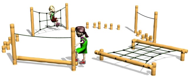 Robinia mini balansebane, komplett